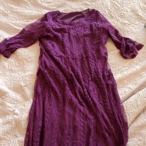 Wren and ivory lace dress